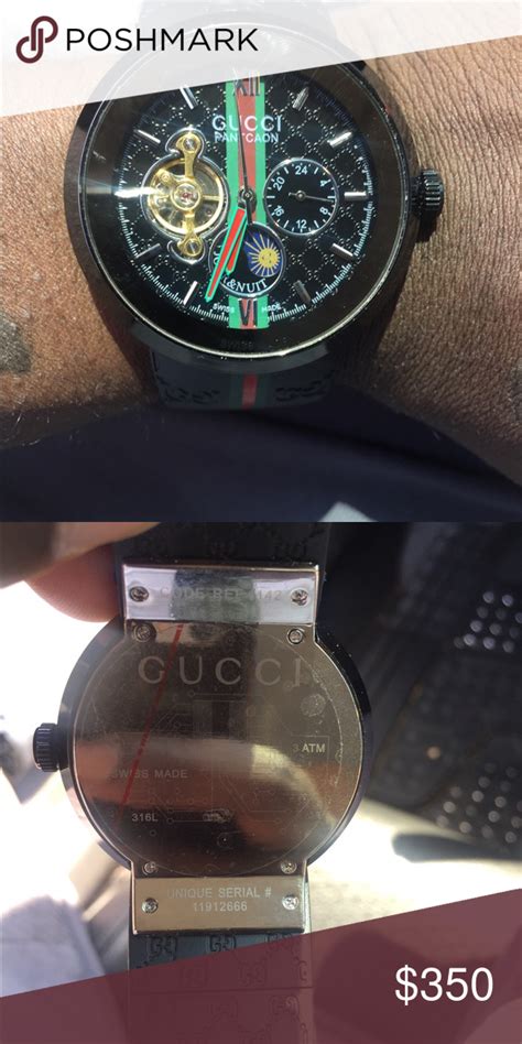 digital gucci watch fake|check gucci watch serial number.